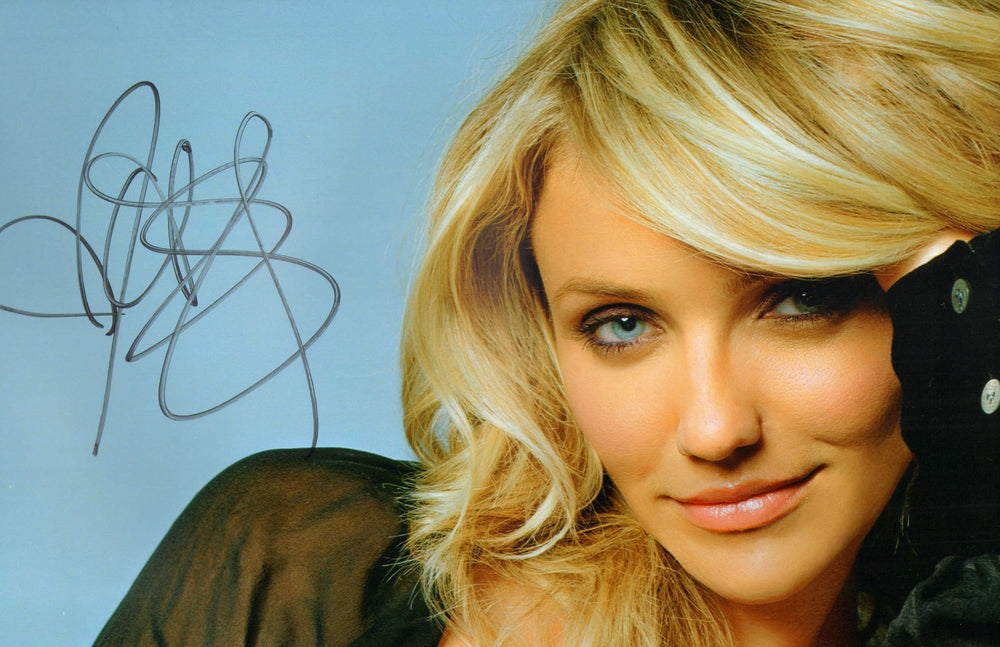 Cameron Diaz from There's Something About Mary & Charlie's Angels Signed 8x12 Photo