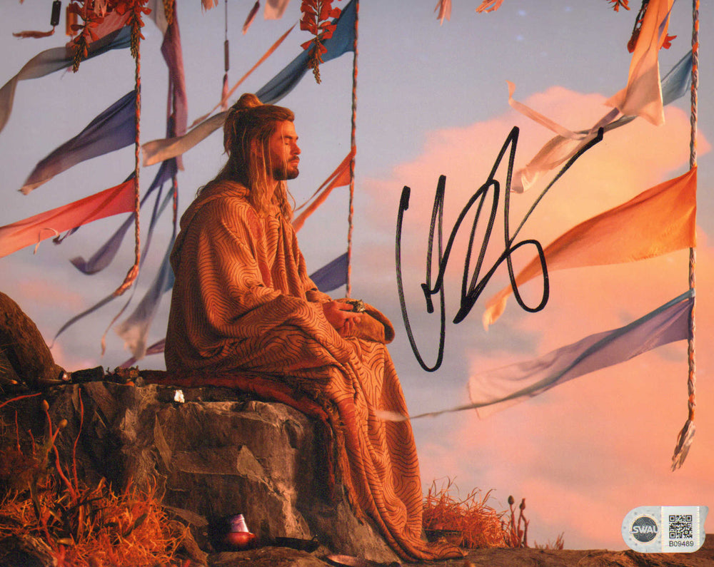 Chris Hemsworth as Thor in Thor: Love and Thunder Signed 8x10 Photo