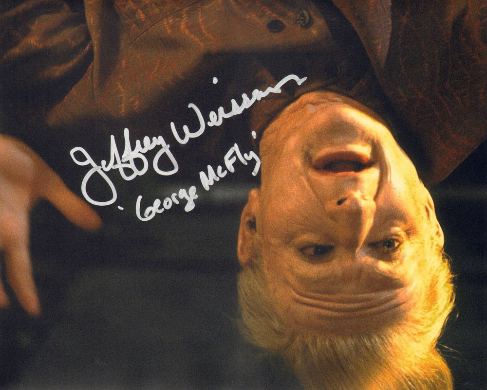 Jeffrey Weissman as George McFly in Back to the Future Part II Signed 8x10 Photo with Character Name