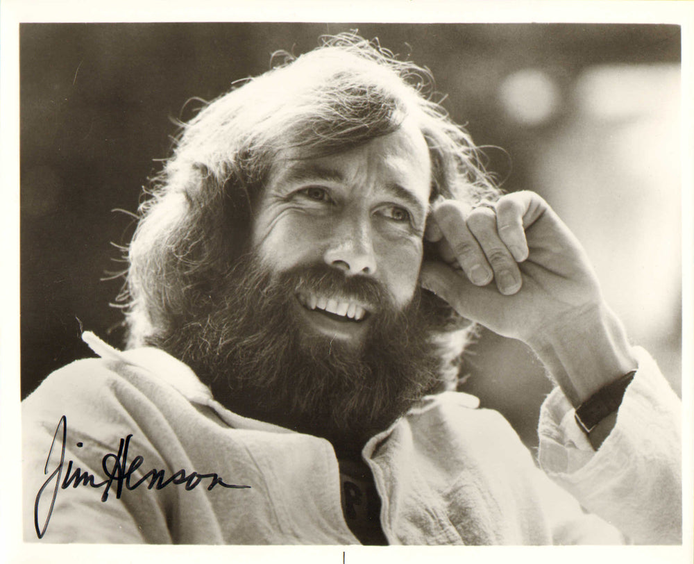 Jim Henson Creator of the Muppets and Director of The Dark Crystal & Labyrinth Signed 8x10 Photo - Rare