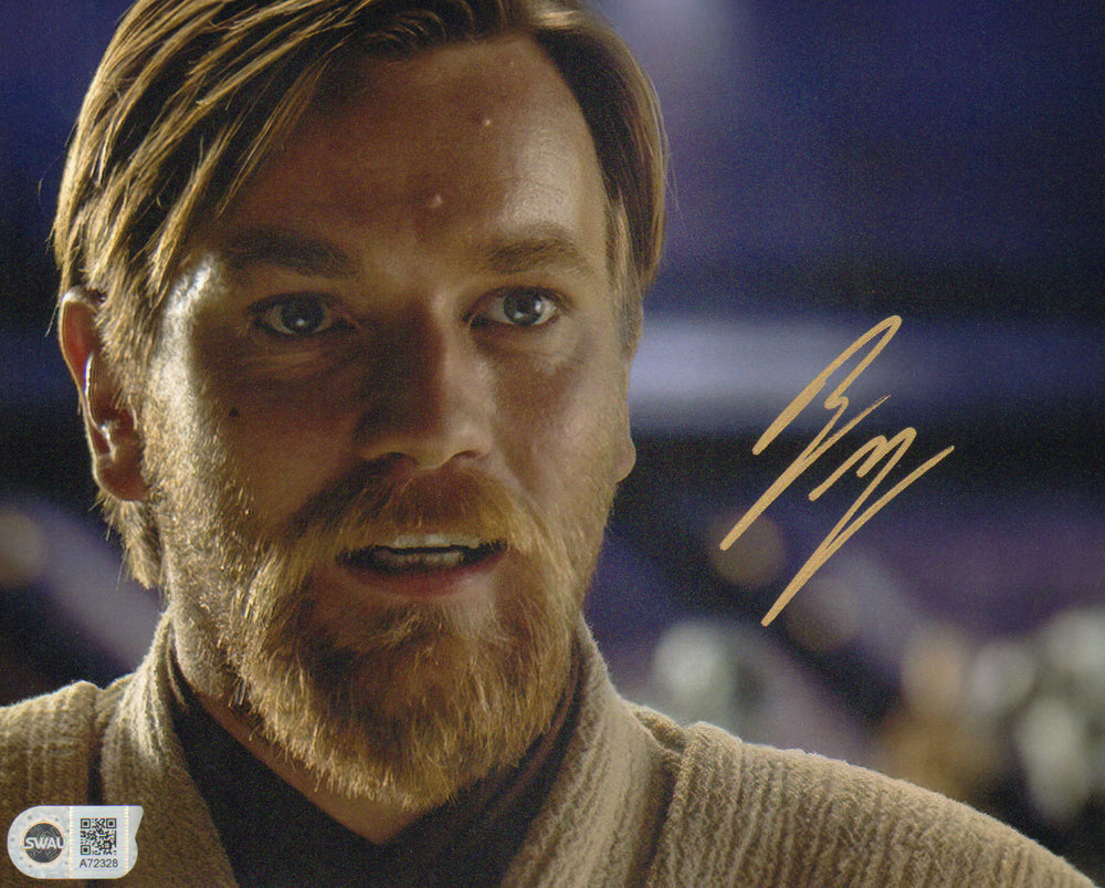 Ewan McGregor as Obi-Wan Kenobi in Star Wars Episode III: Revenge of the Sith (SWAU) Signed 8x10 Photo