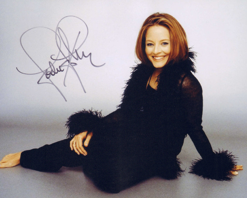 Jodie Foster from Taxi Driver, The Silence of the Lambs, & The Accused Signed 8x10 Photo
