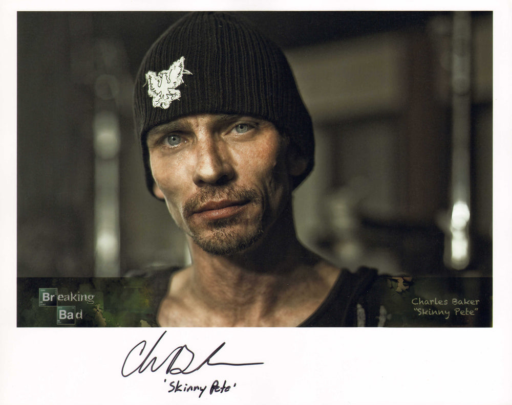 Chris Baker as Skinny Pete in Breaking Bad Signed 8x10 Photo with Character Name