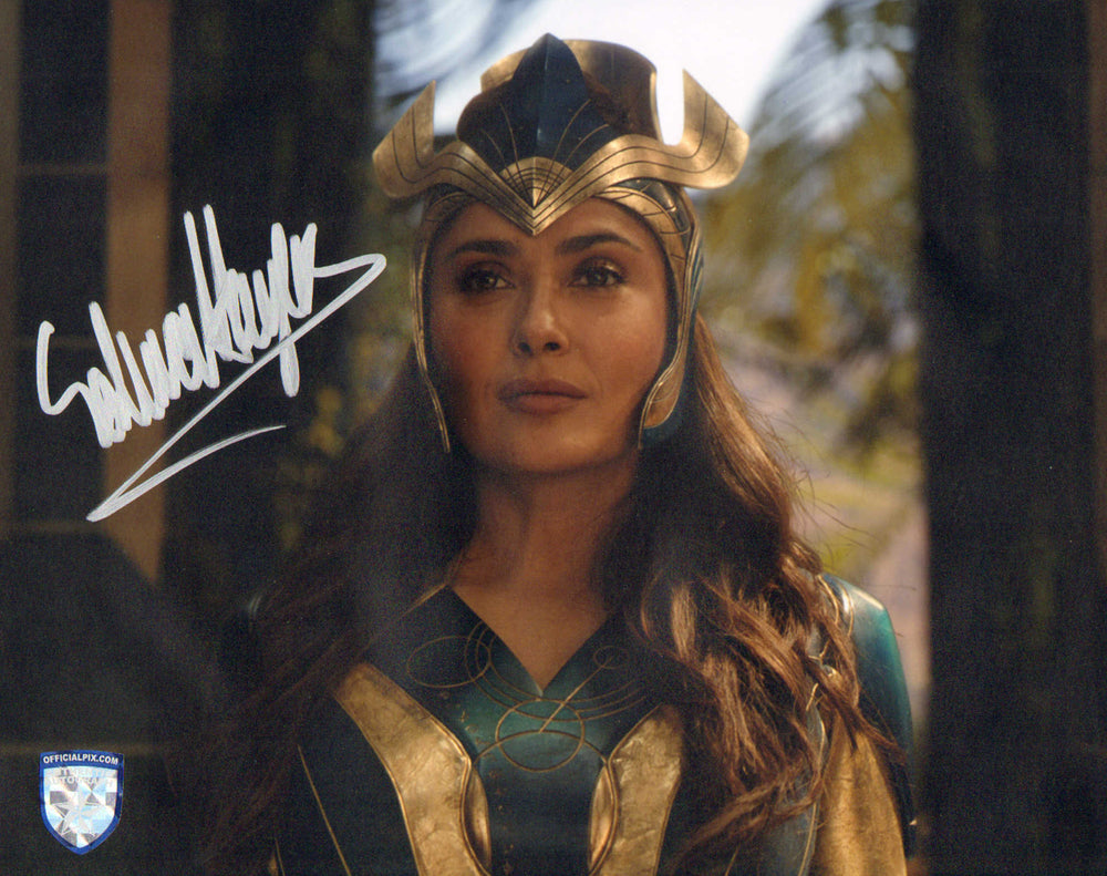 Salma Hayek as Ajak in Eternals (Official Pix) Signed 8x10 Photo