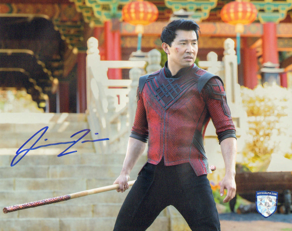 Simu Liu as Shang-Chi in Shang-Chi and the Legend of the Ten Rings (Official Pix) Signed 8x10 Photo