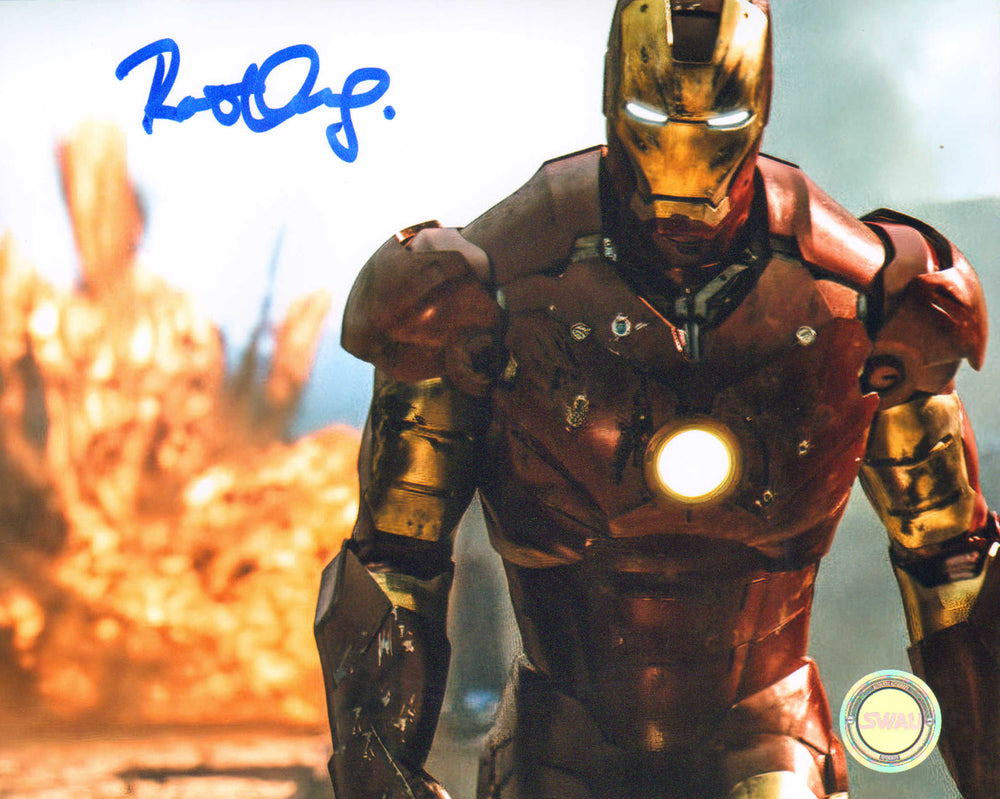 Robert Downey Jr. as Tony Stark / Iron Man in Iron Man (SWAU) Signed 8x10 Photo