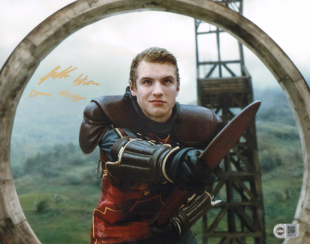 Freddie Stroma as Cormac McLaggen in Harry Potter and the Half Blood Prince (SWAU) Signed 11x14 Photo with Character Name