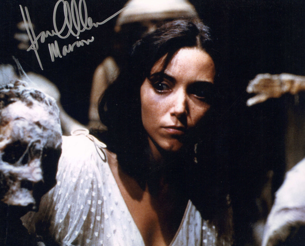 Karen Allen as Marion Ravenwood in Indiana Jones: Raiders of the Lost Ark Signed 8x10 Photo with Character Name