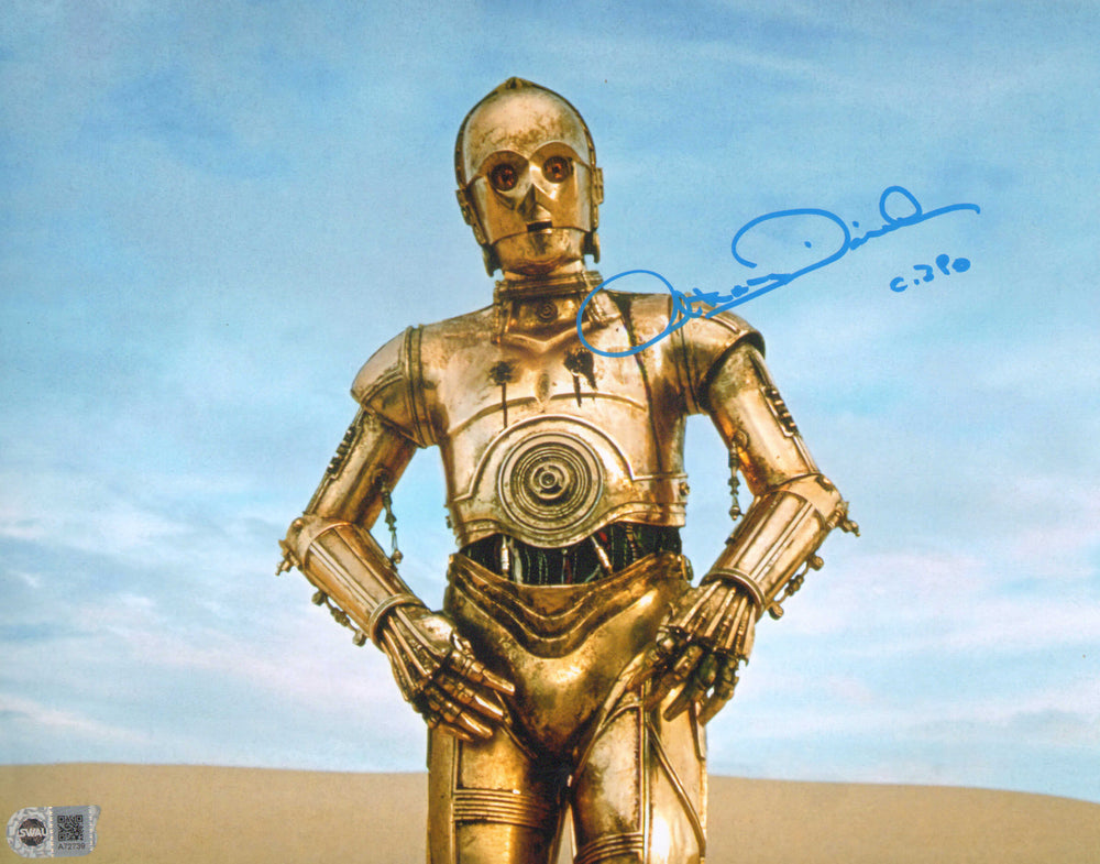 Anthony Daniels as C-3PO in Star Wars: The Empire Strikes Back (SWAU) Signed 11x14 Photo
