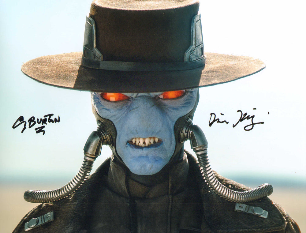 Corey Burton & Dorian Kingi as Cad Bane in Star Wars: The Book of Boba Fett (SWAU) Signed 11x14 Photo