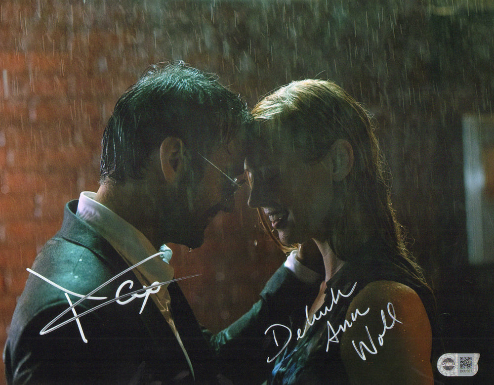 Charlie Cox as Matt Murdock & Deborah Ann Woll as Karen Page in Daredevil (SWAU) Signed 11x14 Photo