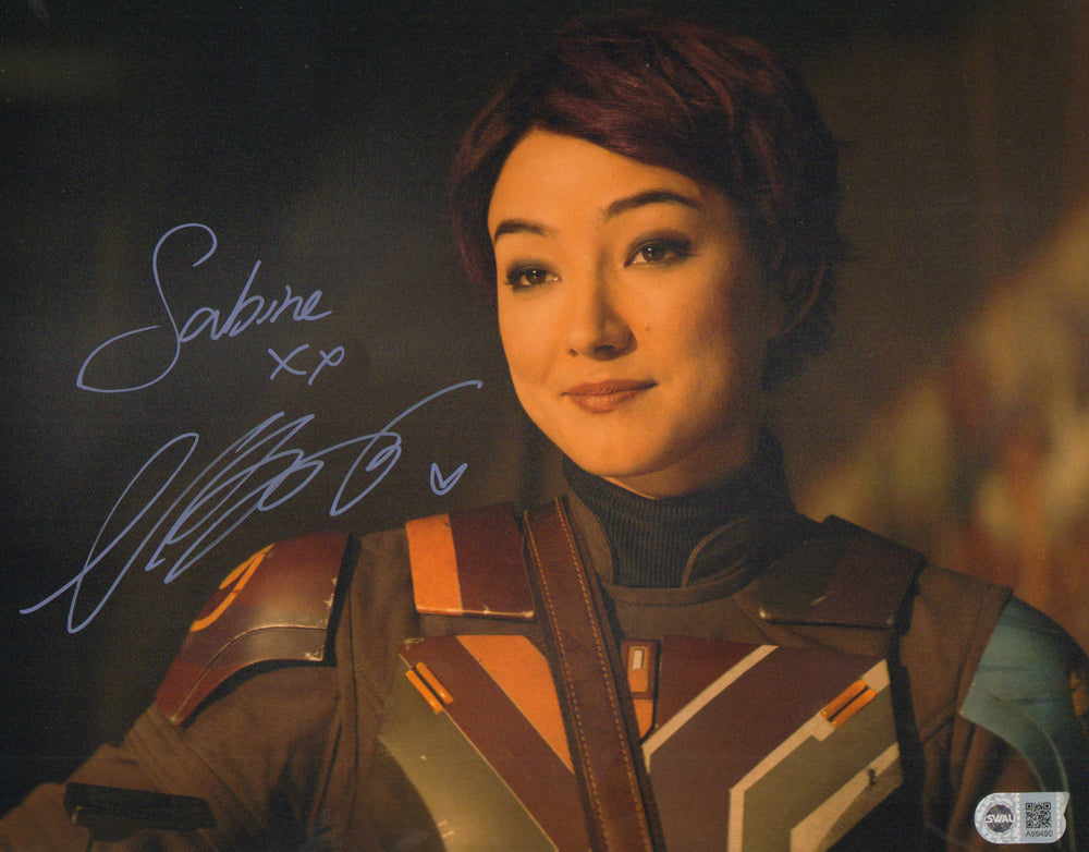 Natasha Liu Bordizzo as Sabine Wren in Star Wars: Ahsoka (SWAU) Signed 11x14 Photo with Character Name