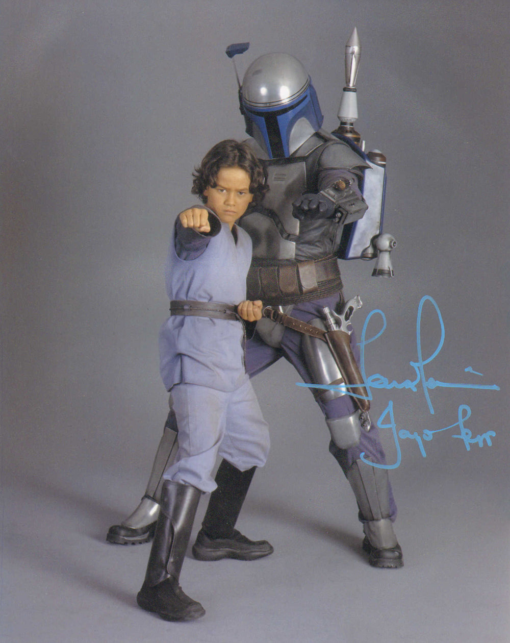 Temuera Morrison as Jango Fett in Star Wars Episode II: Attack of the Clones Signed 8x10 Photo