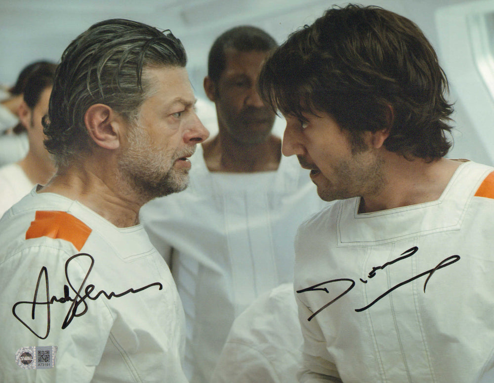 Andy Serkis as Kino Loy & Diego Luna as Andor in Star Wars: Andor (SWAU) Signed 11x14 Photo