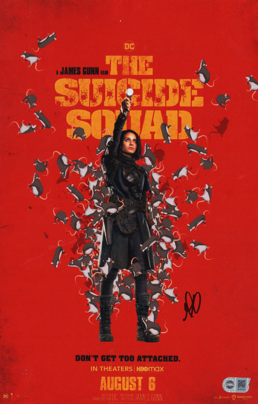 Daniela Melchior as Ratcatcher in The Suicide Squad 2 (SWAU) Signed 11x17 Mini Poster