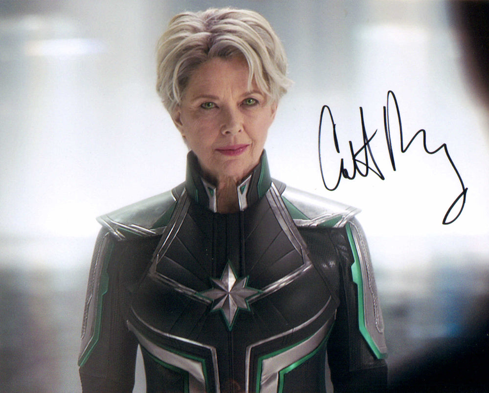 Annette Bening as Mar-Vell in Captain Marvel Signed 8x10 Photo