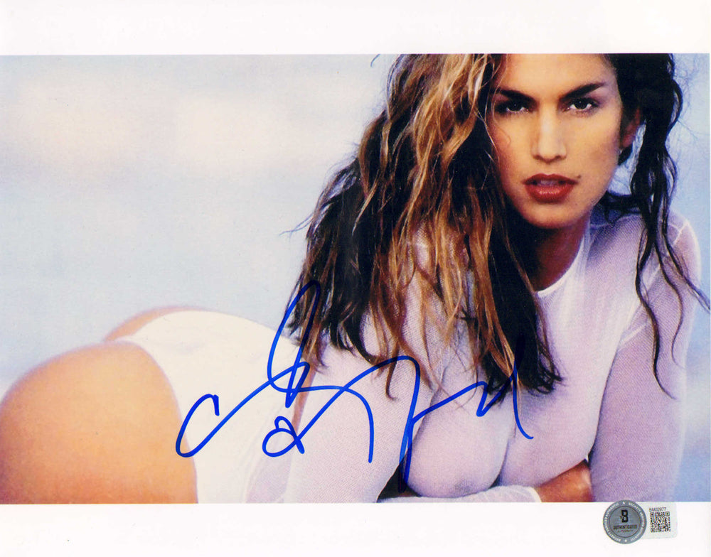 Cindy Crawford Sexy Signed 8x10 Photo
