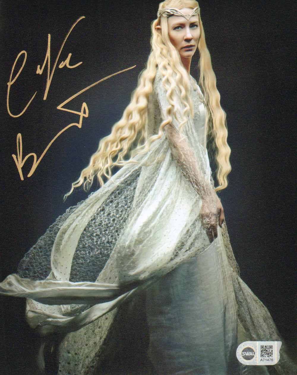 Cate Blanchett as Galadriel in The Hobbit: An Unexpected Journey (SWAU) Signed 8x10 Photo