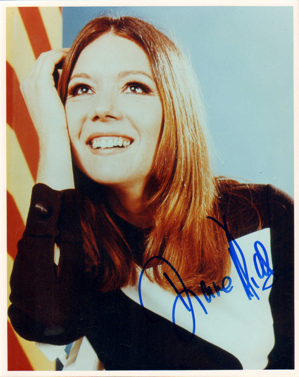 Diana Rigg from James Bond 007: On Her Majesty's Secret Service, The Avengers, & Game of Thrones Signed 8x10 Photo