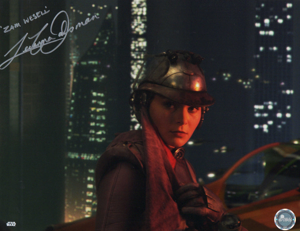 Leeanna Walsman as Zam Wesell from Star Wars Episode II: Attack of the Clones (SWAU) Signed 11x14 Photo with Character Name