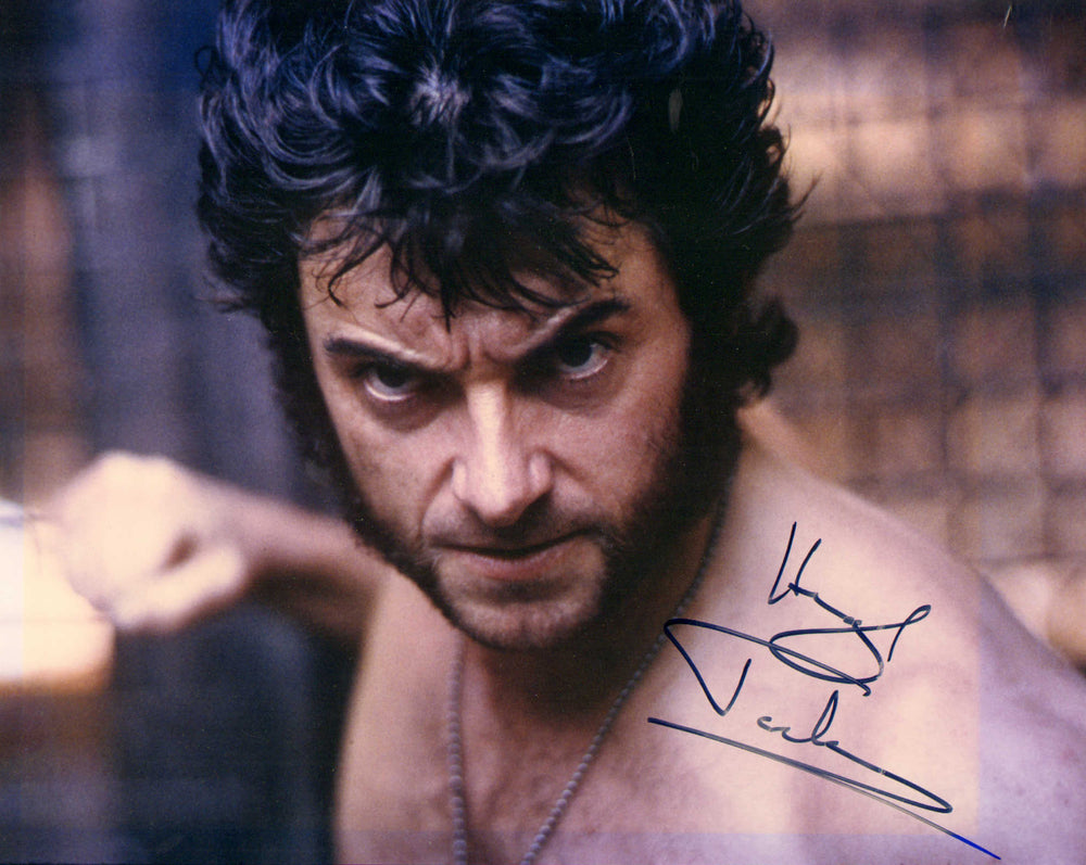 Hugh Jackman as Logan / Wolverine in X-Men Signed 8x10 Photo