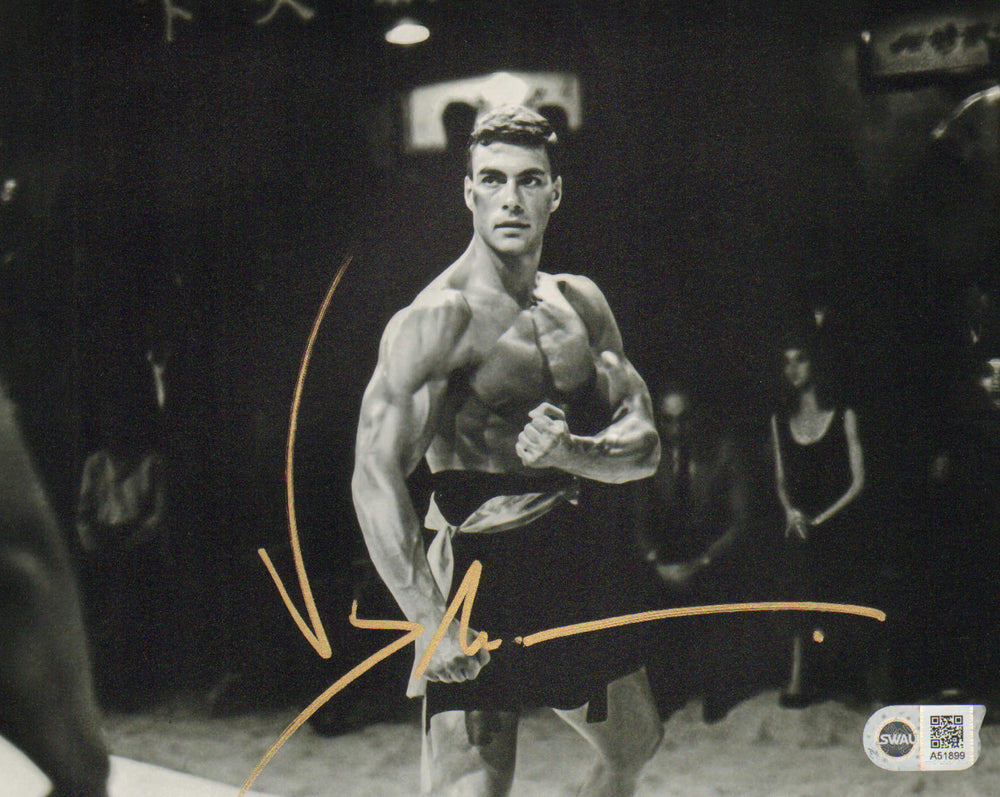 Jean Claude Van Damme as Frank Dux in Bloodsport (SWAU) Signed 8x10 Photo