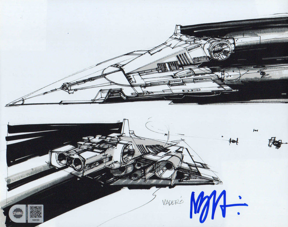 Nilo Rodis-Jamero Assistant Art Director of Visual Effects for Star Wars: The Empire Strikes Back (SWAU) Signed 8x10 Photo