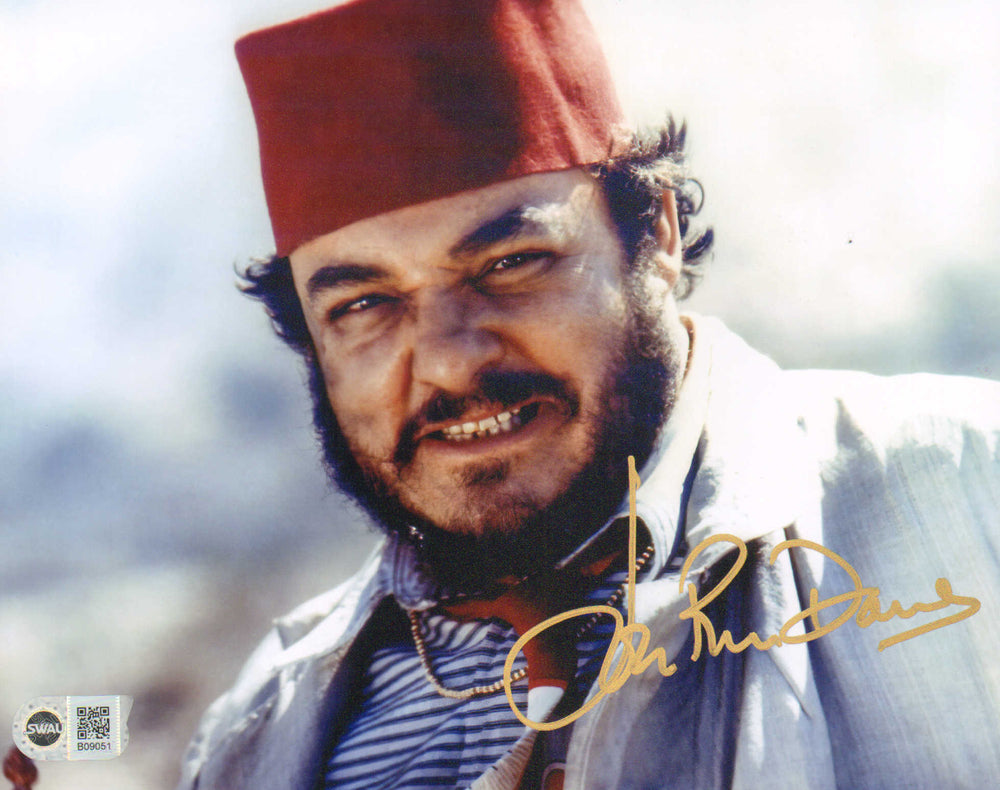 John Rhys-Davies as Sallah in Indiana Jones and The Last Crusade (SWAU) Signed 8x10 Photo