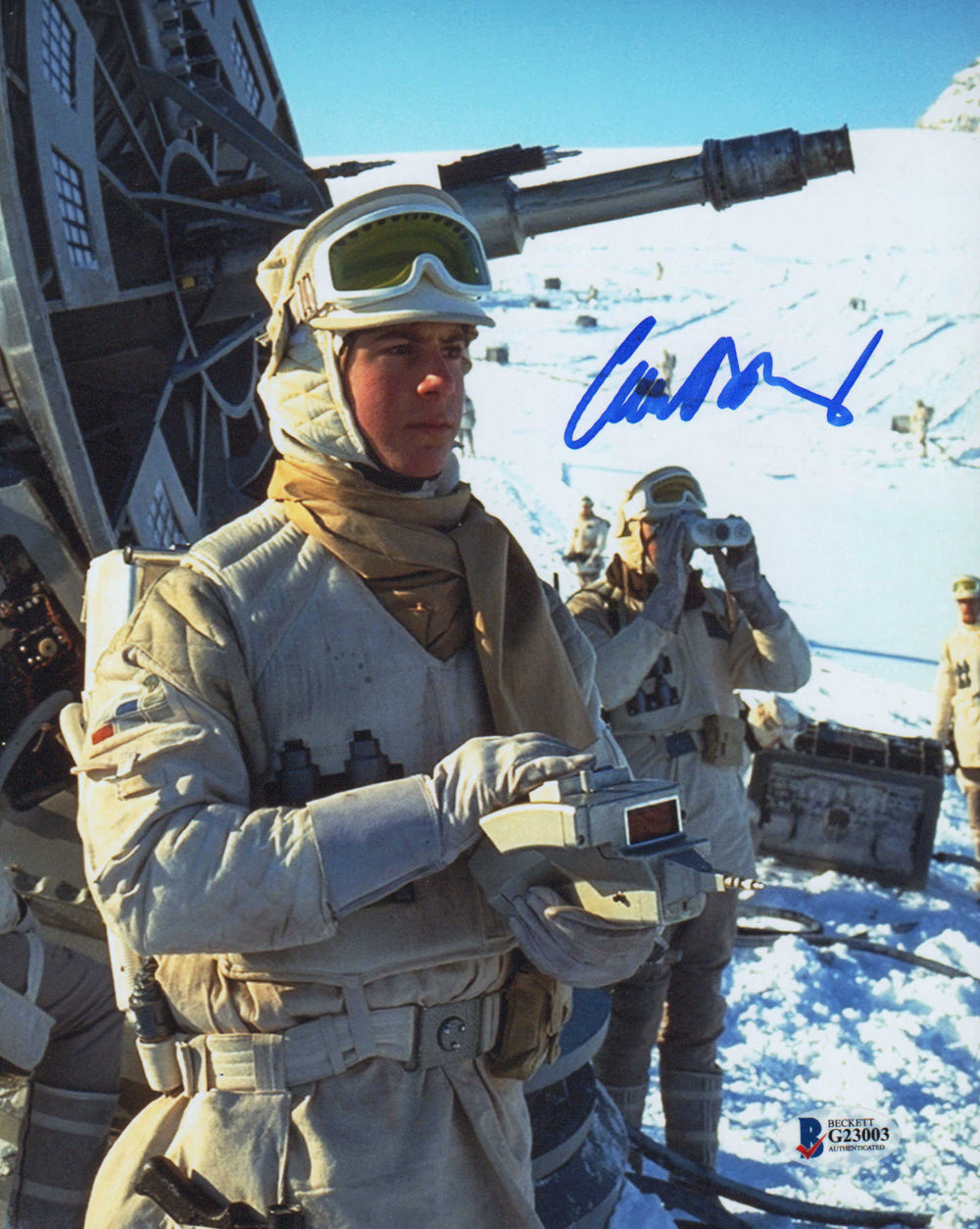 Carl Bang as Hoth Rebel Soldier in Star Wars: The Empire Strikes Back (SWAU) Signed 8x10 Photo
