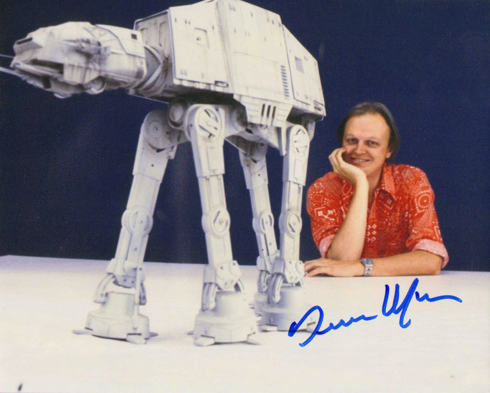 Dennis Muren Special Effects Cameraman of Star Wars: The Empire Strikes Back AT-AT Model Signed 8x10 Photo