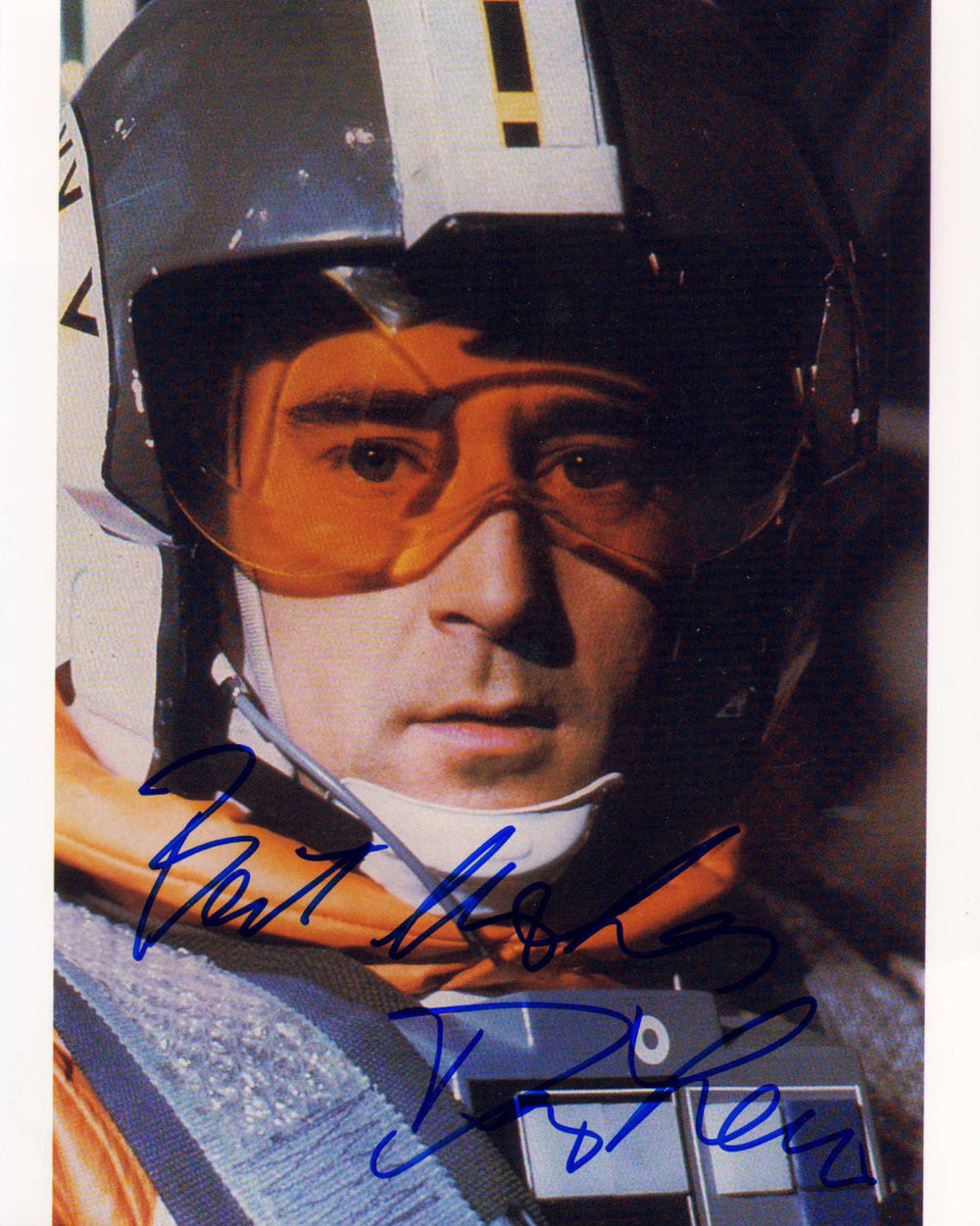 Denis Lawson as Wedge Antilles in Star Wars: The Empire Strikes Back Signed 8x10 Photo with Character Name