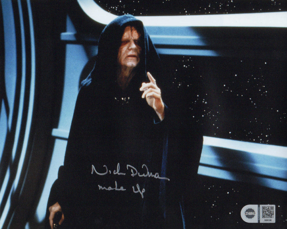 Nick Dudman Make-up Effects and Creature Designer of Star Wars: Return of the Jedi (SWAU) Signed 8x10 Photo