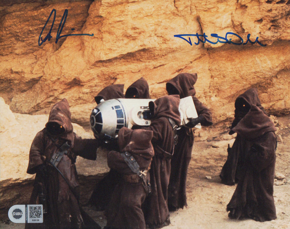 Tim Donaldson and Andrea Wickman-Miller as Jawas in Star Wars: A New Hope (SWAU) Signed 8x10 Photo