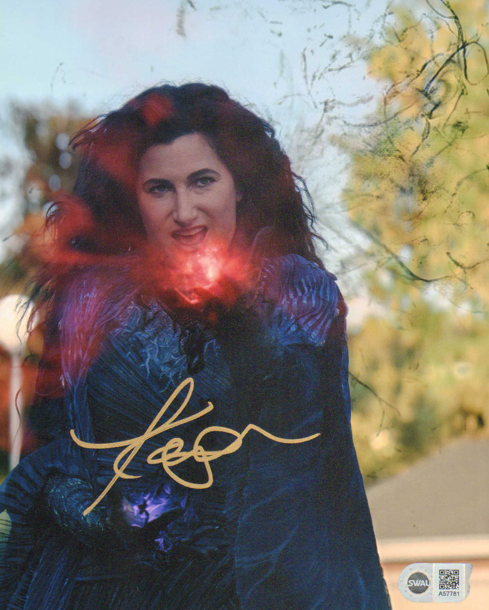 Kathryn Hahn as Agatha Harkness in WandaVision (SWAU) Signed 8x10 Photo