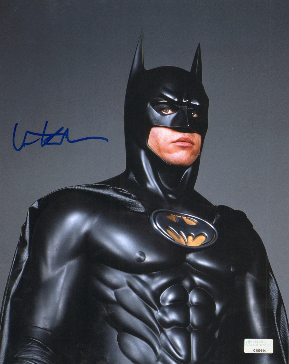 Val Kilmer as Batman in Batman Forever (Celebrity Authentics) Signed 8x10 Photo