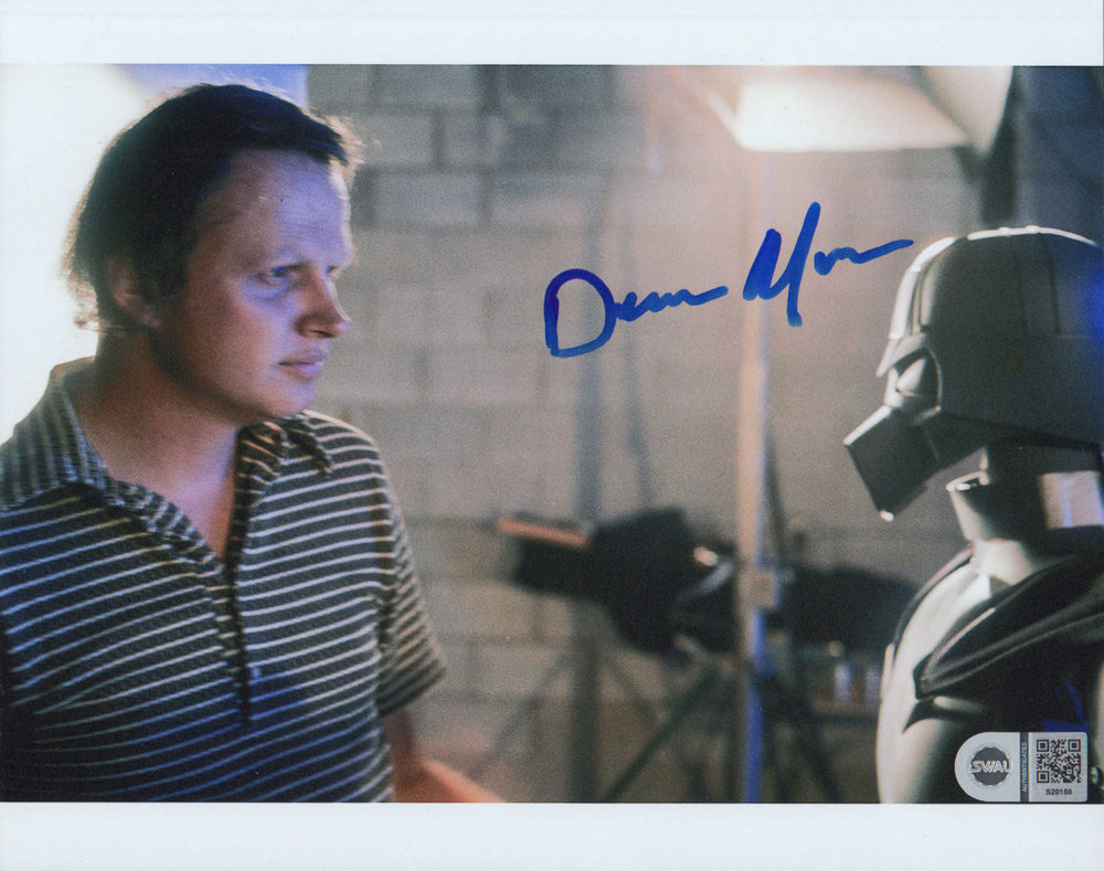 Dennis Muren ILM Visual Effects Artist with Darth Vader Prototype Behind the Scenes of Star Wars: A New Hope (SWAU) Signed 8x10 Photo