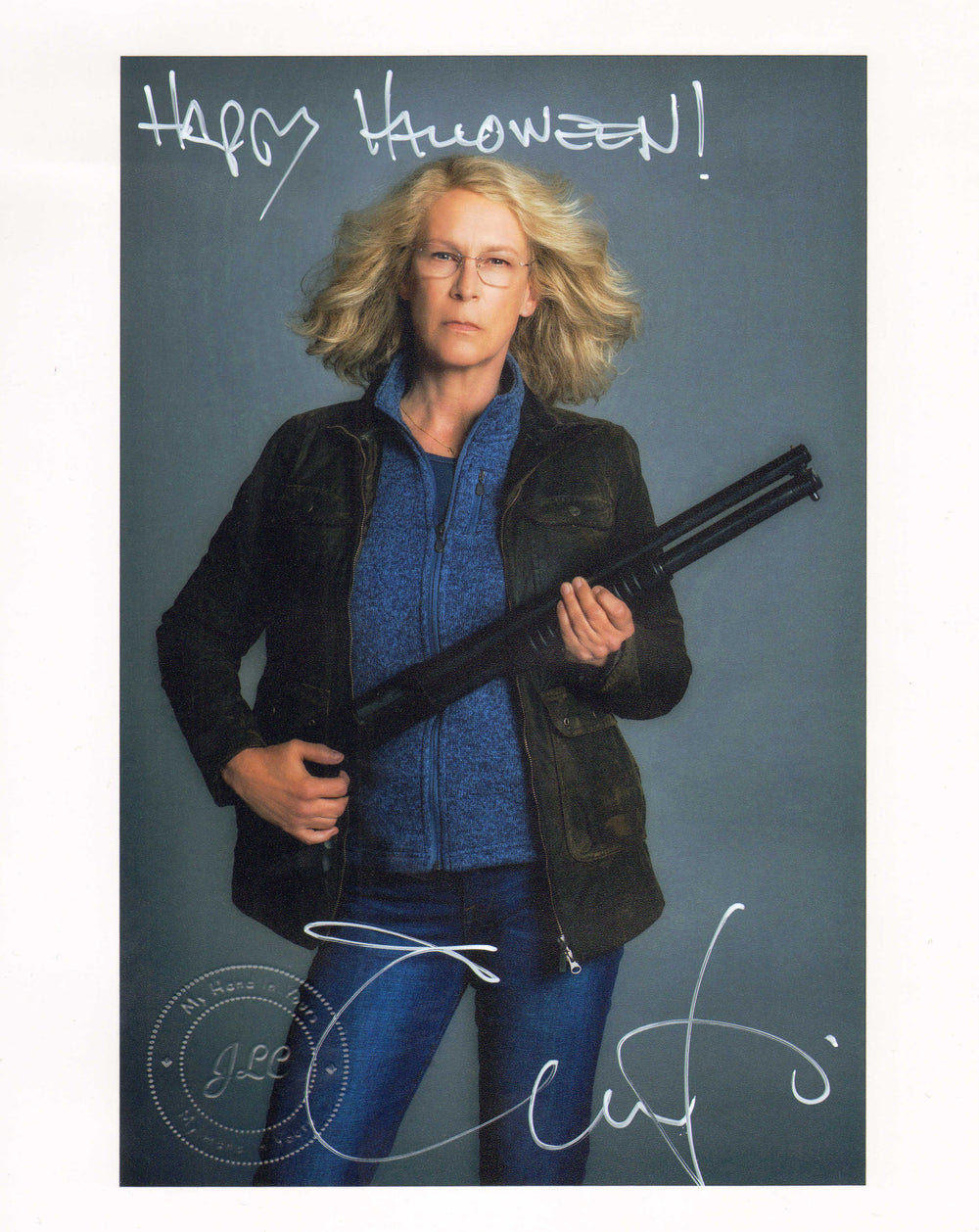 Jamie Lee Curtis as Laurie Strode in Halloween Ends Signed 8x10 Photo with 