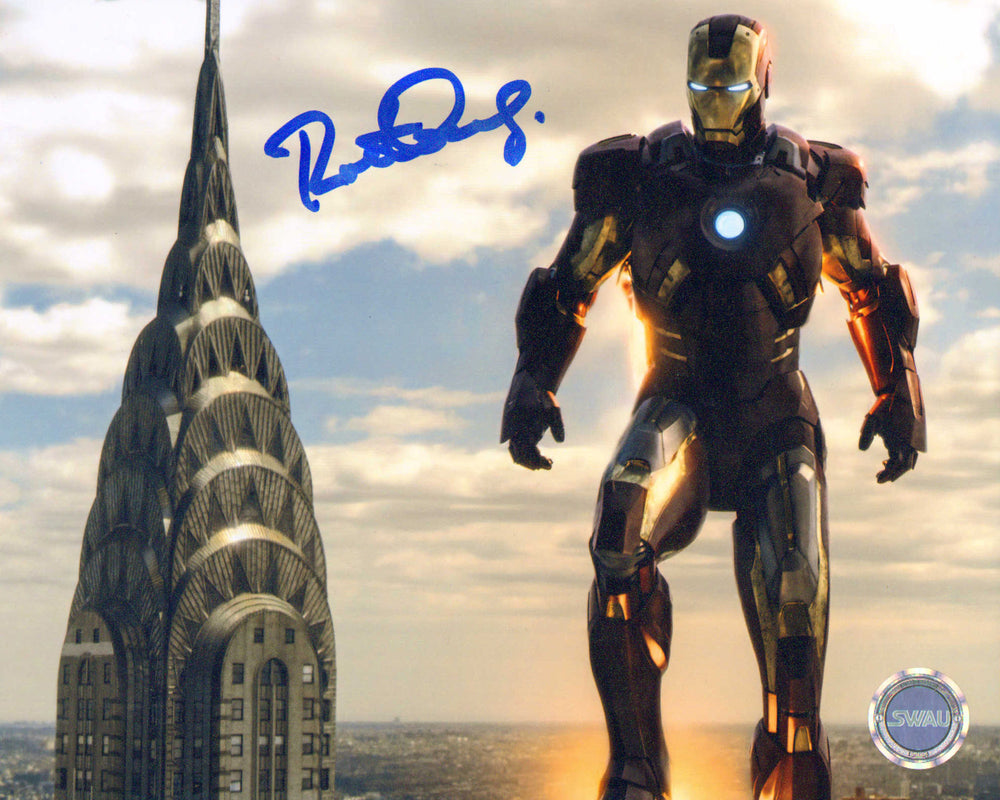 Robert Downey Jr. as Iron Man in The Avengers (SWAU) Signed 8x10 Photo