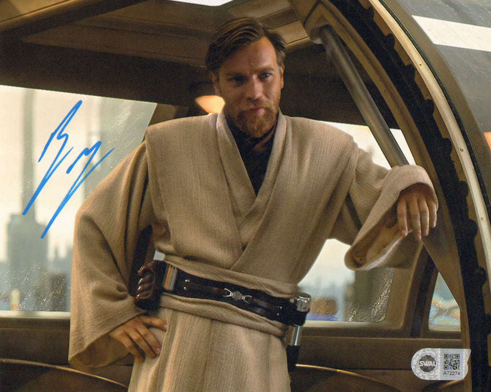 Ewan McGregor as Obi-Wan Kenobi in Star Wars Episode III: Revenge of the Sith (SWAU) Signed 8x10 Photo