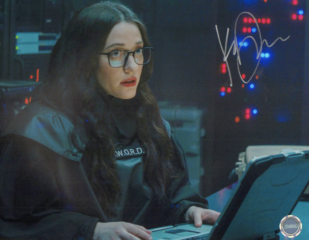 Kat Dennings as Darcy Lewis in WandaVision (SWAU) Signed 11x14 Photo