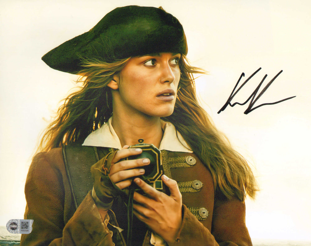 Keira Knightley as Elizabeth Swann in Pirates of the Caribbean: Dead Man's Chest (SWAU) Signed 11x14 Photo