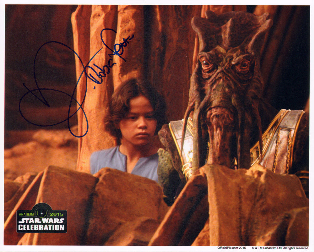Daniel Logan as Boba Fett in Star Wars Episode II: Attack of the Clones (Official Pix Celebration) Signed 8x10 Photo with Character Name