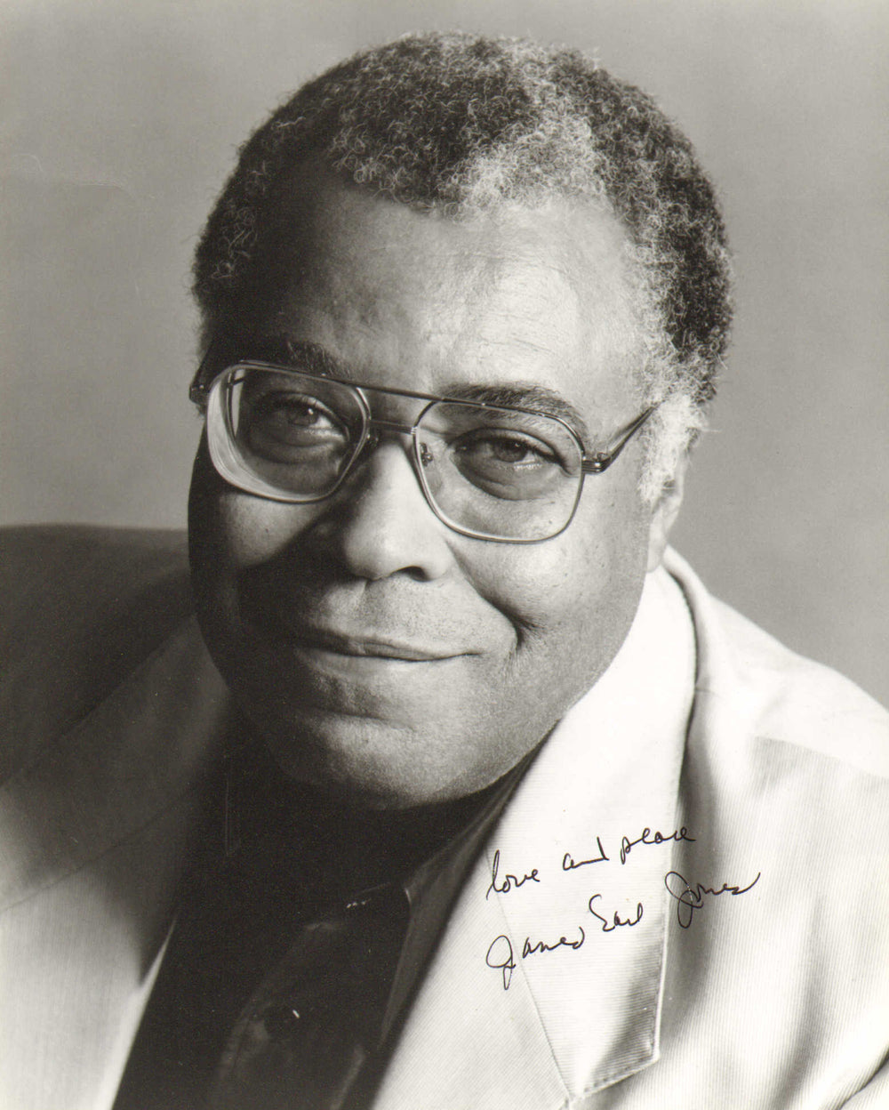 James Earl Jones from Star Wars & The Lion King Signed 8x10 B&W Headshot Photo