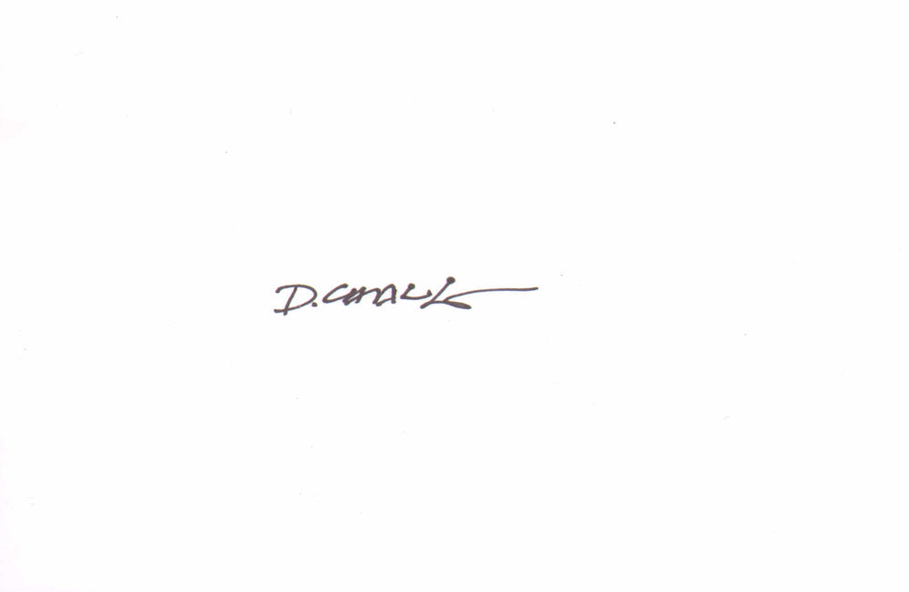 Doug Chiang Lucasfilm Design Supervisor & Art Director Signed 4x6 Index Card