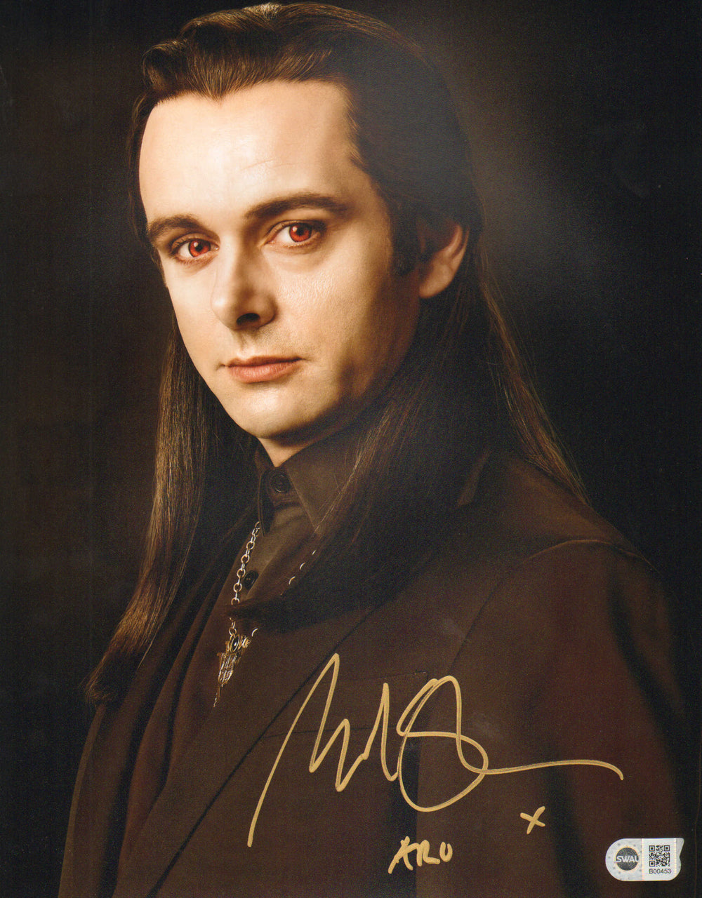 Michael Sheen as Aro in The Twilight Saga: New Moon (SWAU) Signed 11x14 Photo with Character Name