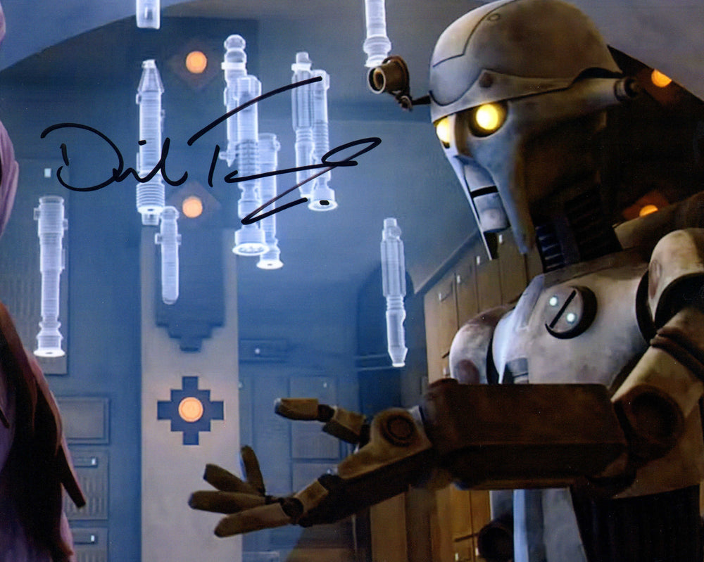 David Tennant as Professor Huyang in Star Wars: The Clone Wars Signed 8x10 Photo