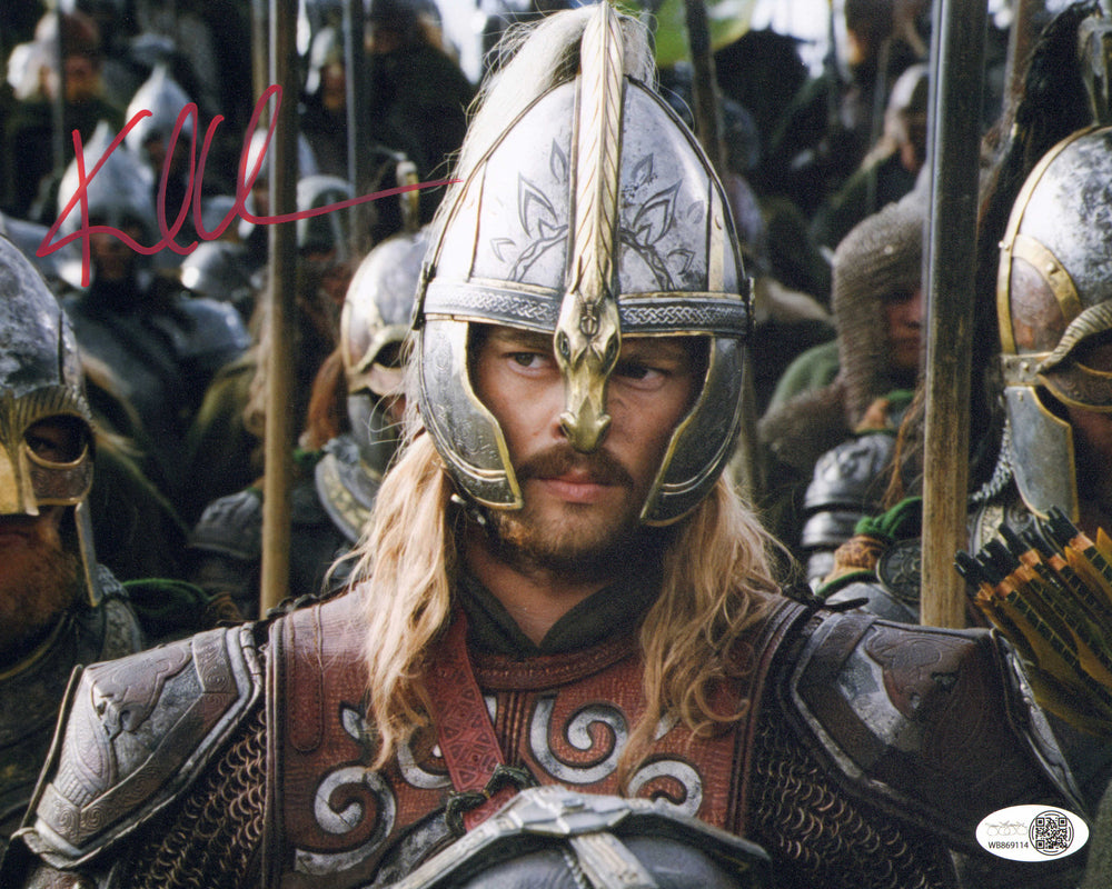 Karl Urban as Eomer in The Lord of the Rings: The Return of the King (JSA) Signed 8x10 Photo