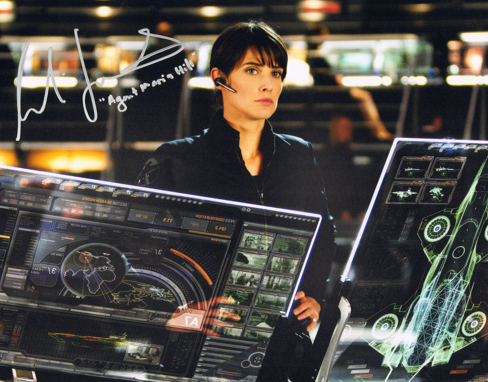 Cobie Smulders as Agent Maria Hill in The Avengers Signed 11x14 Photo with Character Name