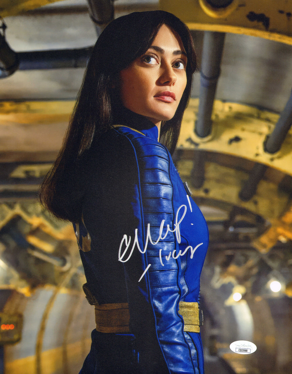Ella Purnell as Lucy MacLean in Fallout (JSA) Signed 11x14 Photo with Character Name