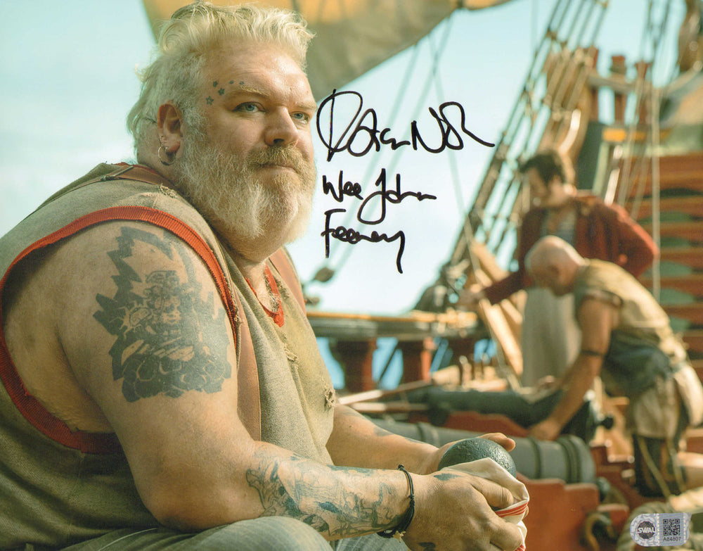 Kristian Nairn as Wee John Feeney in Our Flags Means Death (SWAU) Signed 11x14 Photo with Character Name